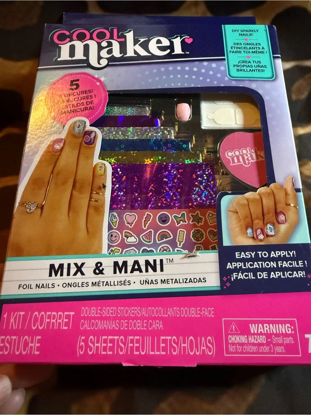 Mix & Mani Foil Nail Kit — Purple Nail Accents
